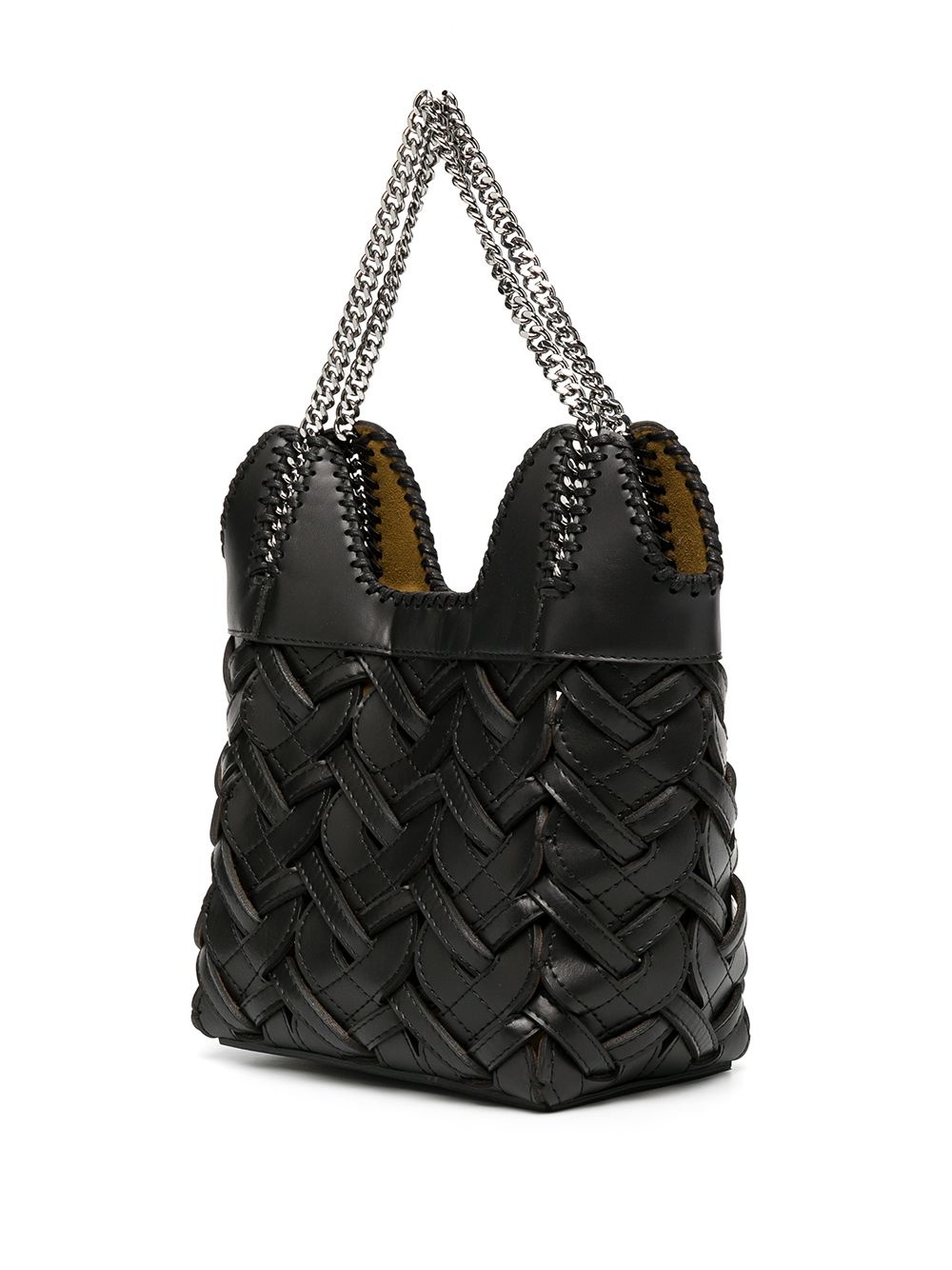 small woven tote bag - 3