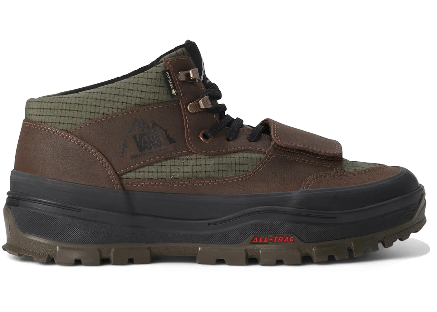 Vans MTE Mountain Mid Gore-Tex Insulated Dark Green Dark Brown - 1
