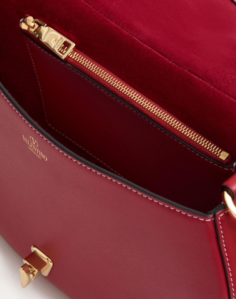 Valentino SMALL VALENTINO GARAVANI OHVAL SHOULDER BAG IN NAPPA CALFSKIN outlook