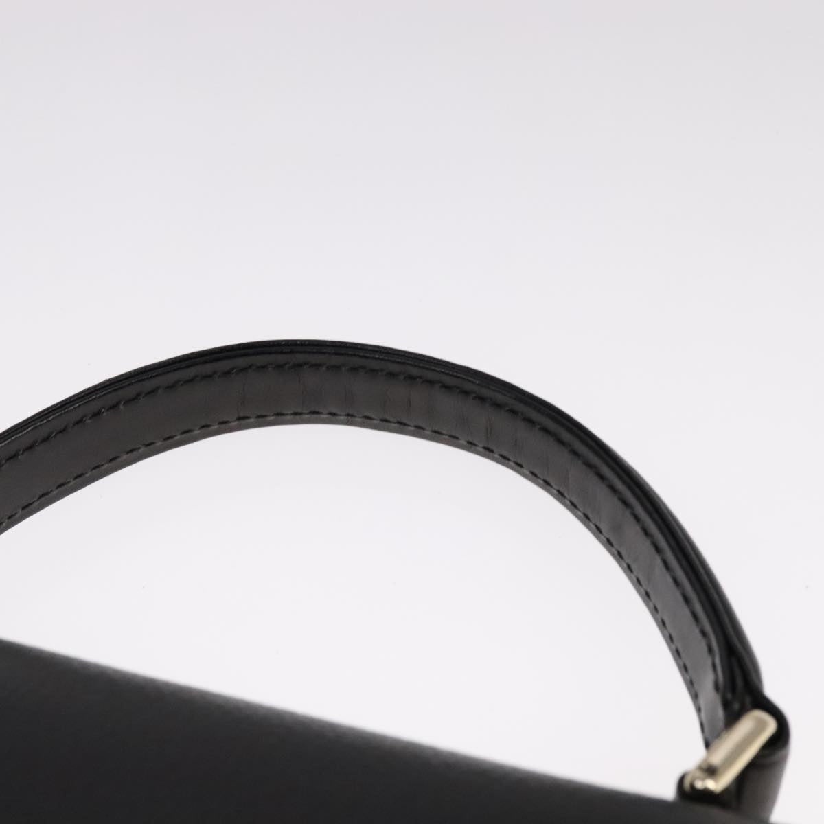 Burberry Hand Bag Leather Black - 8