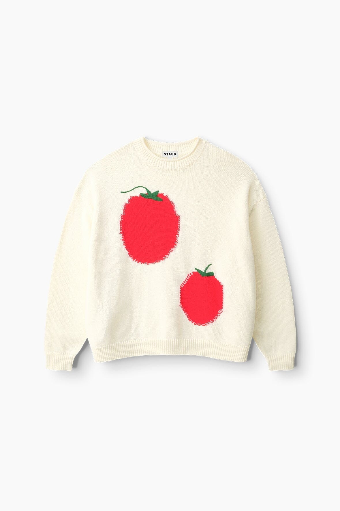 STAUD GIADA SWEATER ROMA IVORY - 1