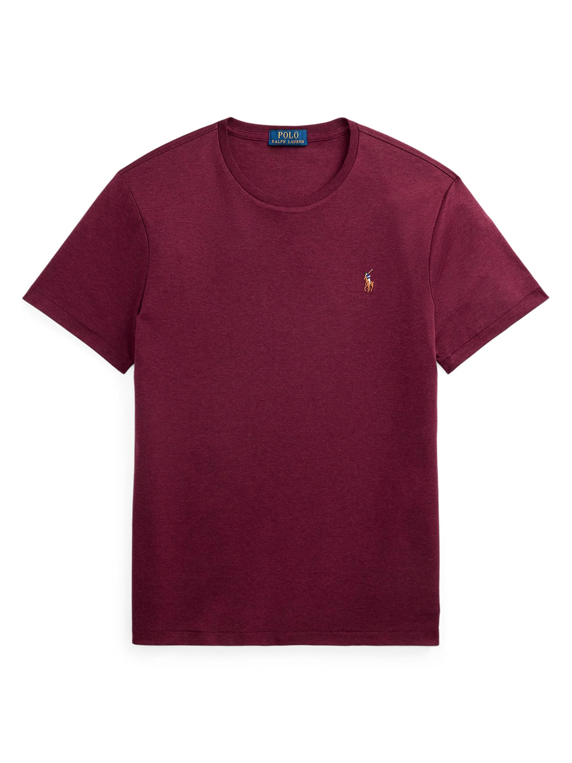 Men's Cotton Jersey Crewneck T-Shirt - Spring Wine Heather - 1