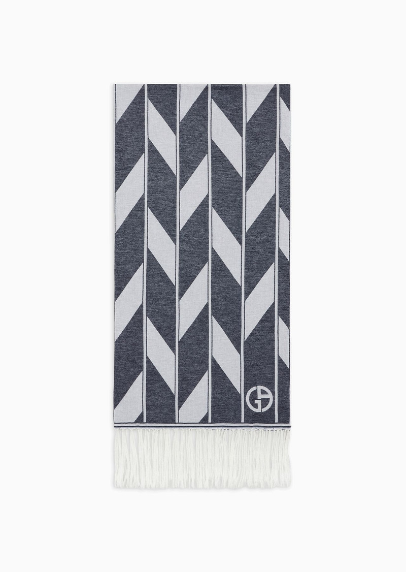 Jacquard cotton beach towel 1