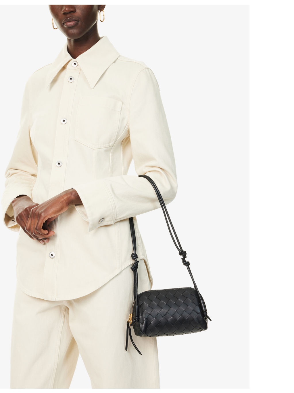Loop extra-small leather cross-body bag - 2