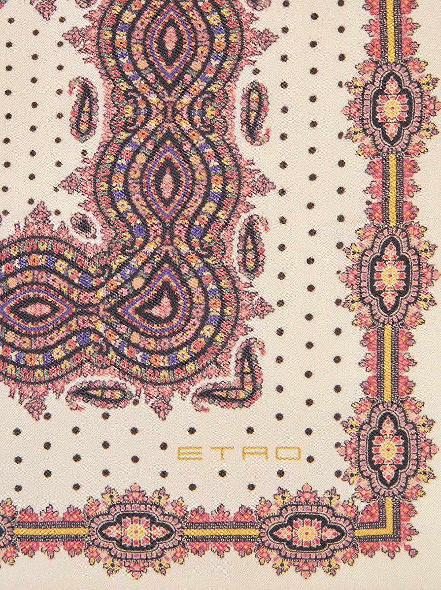 PRINTED SILK TWILL SCARF - 3
