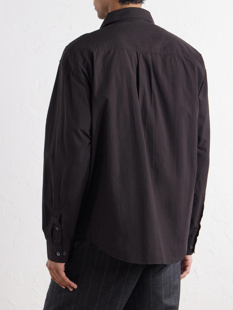 Executive Striped Cotton-Poplin Shirt 4