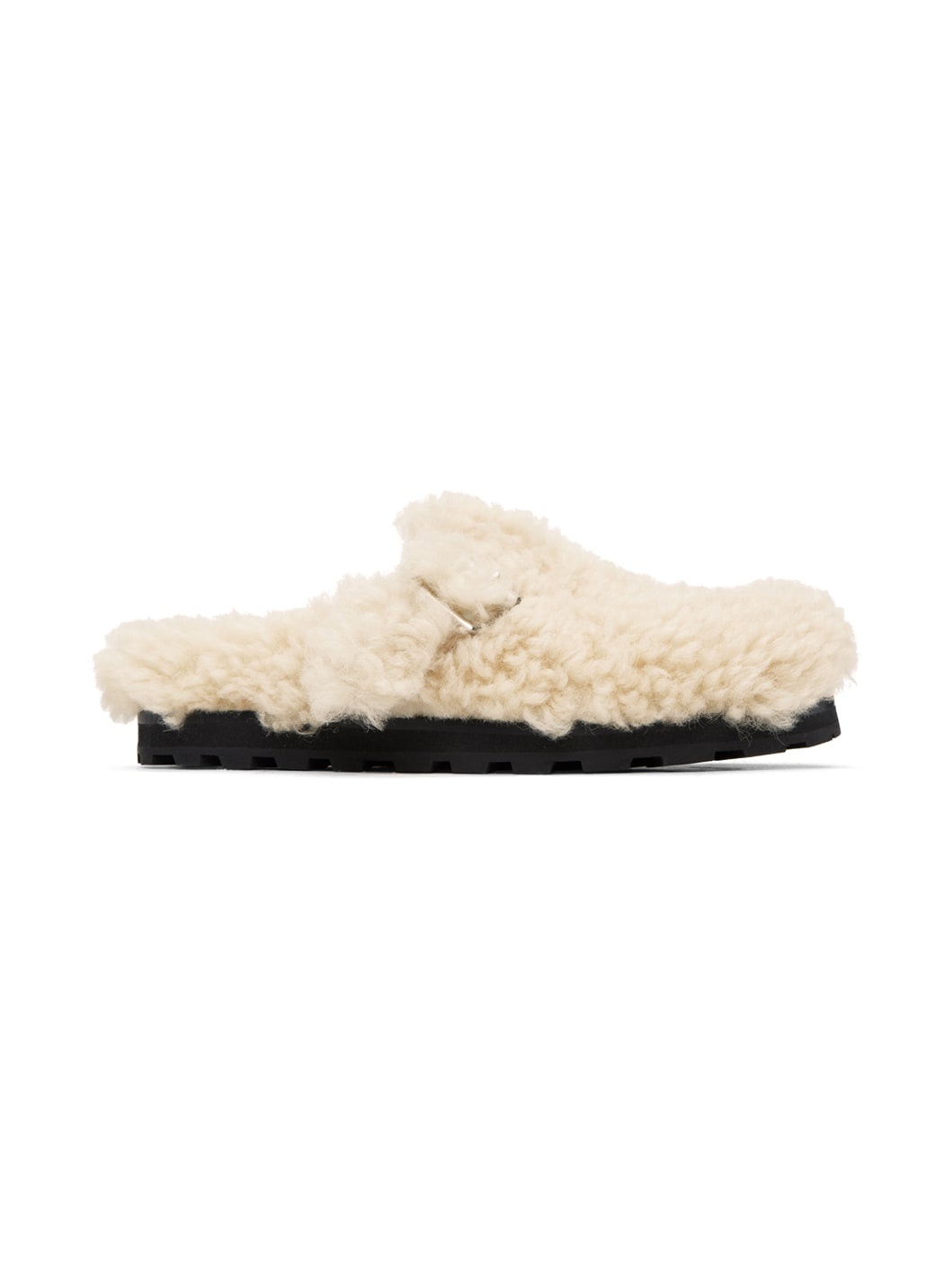 Off-White Single Buckle Loafers - 1