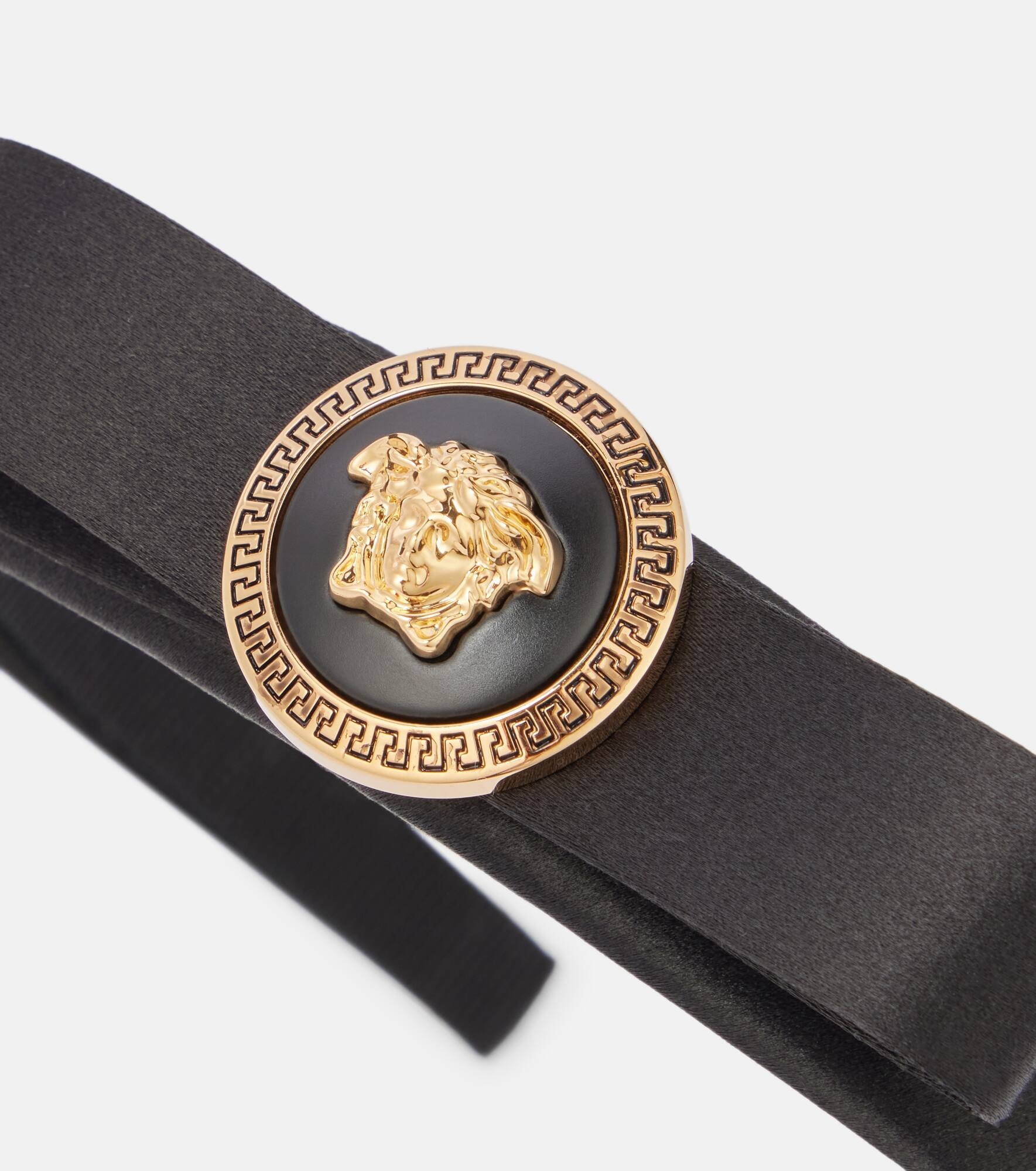 Medusa '95 bow-detail satin headband - 3