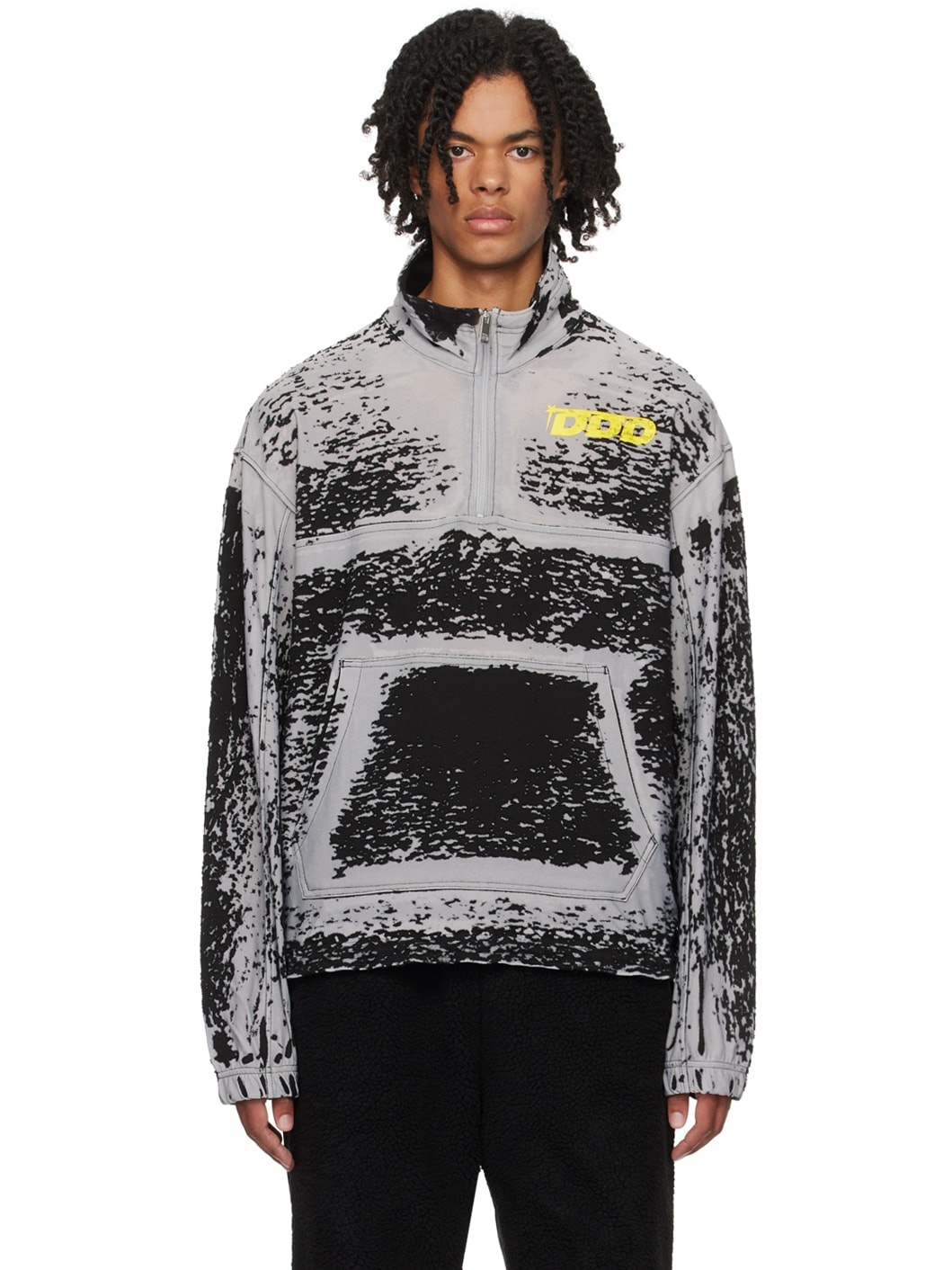 Black & Gray S-Alute Sweater - 1