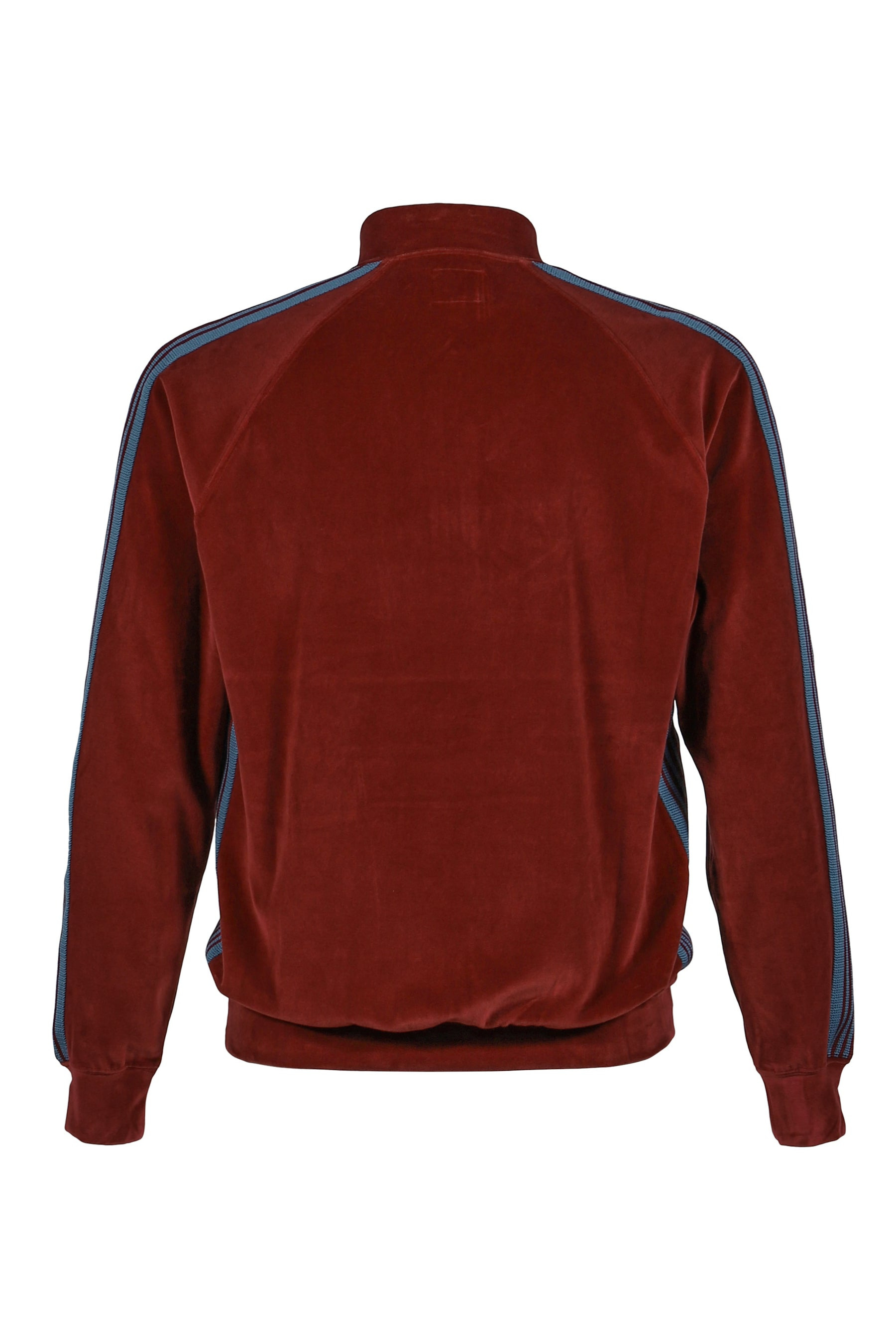 RIB COLLAR TRACK JACKET - C/PE VELOUR / BUR - 6