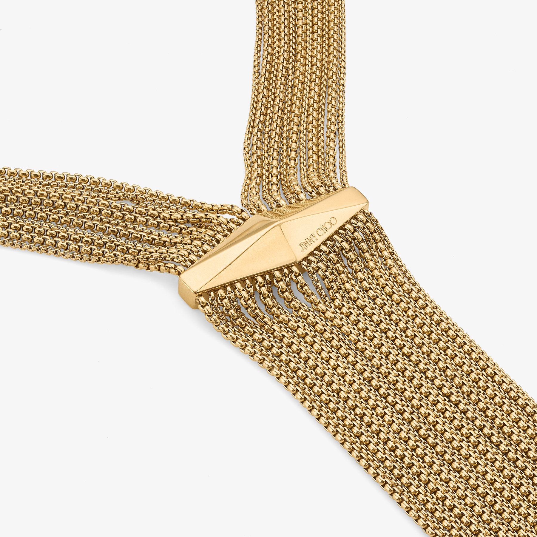 Zandra Necklace
Vintage Gold Chandelier Necklace with Diamonds - 3