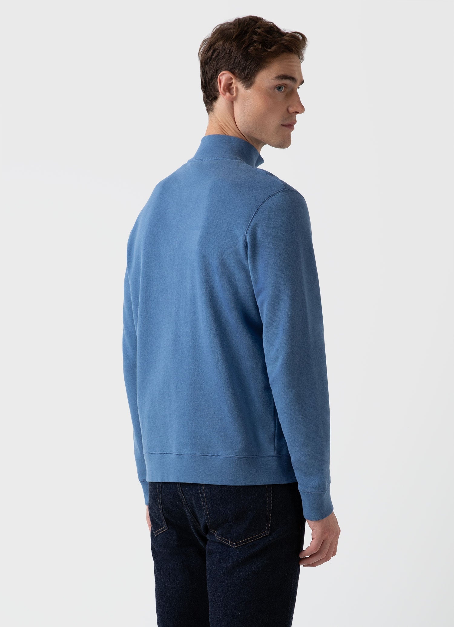 Half Zip Loopback Sweatshirt - 4