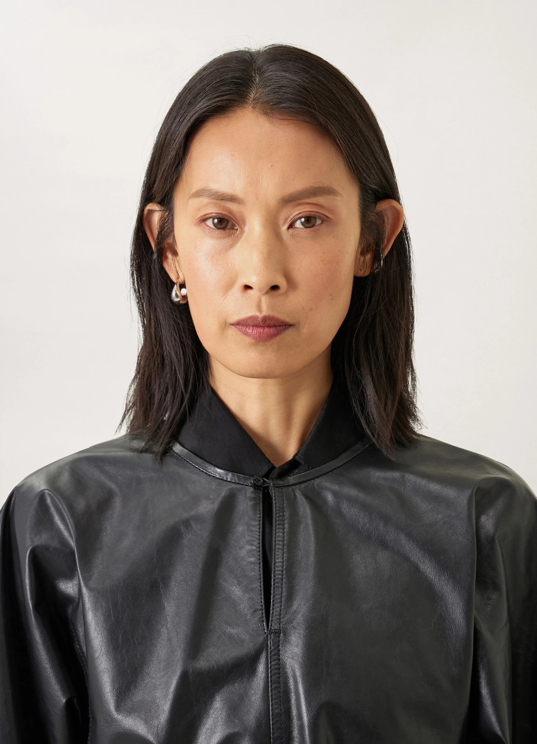 BELTED SOFT LEATHER TOP
PAPER LEATHER - 4