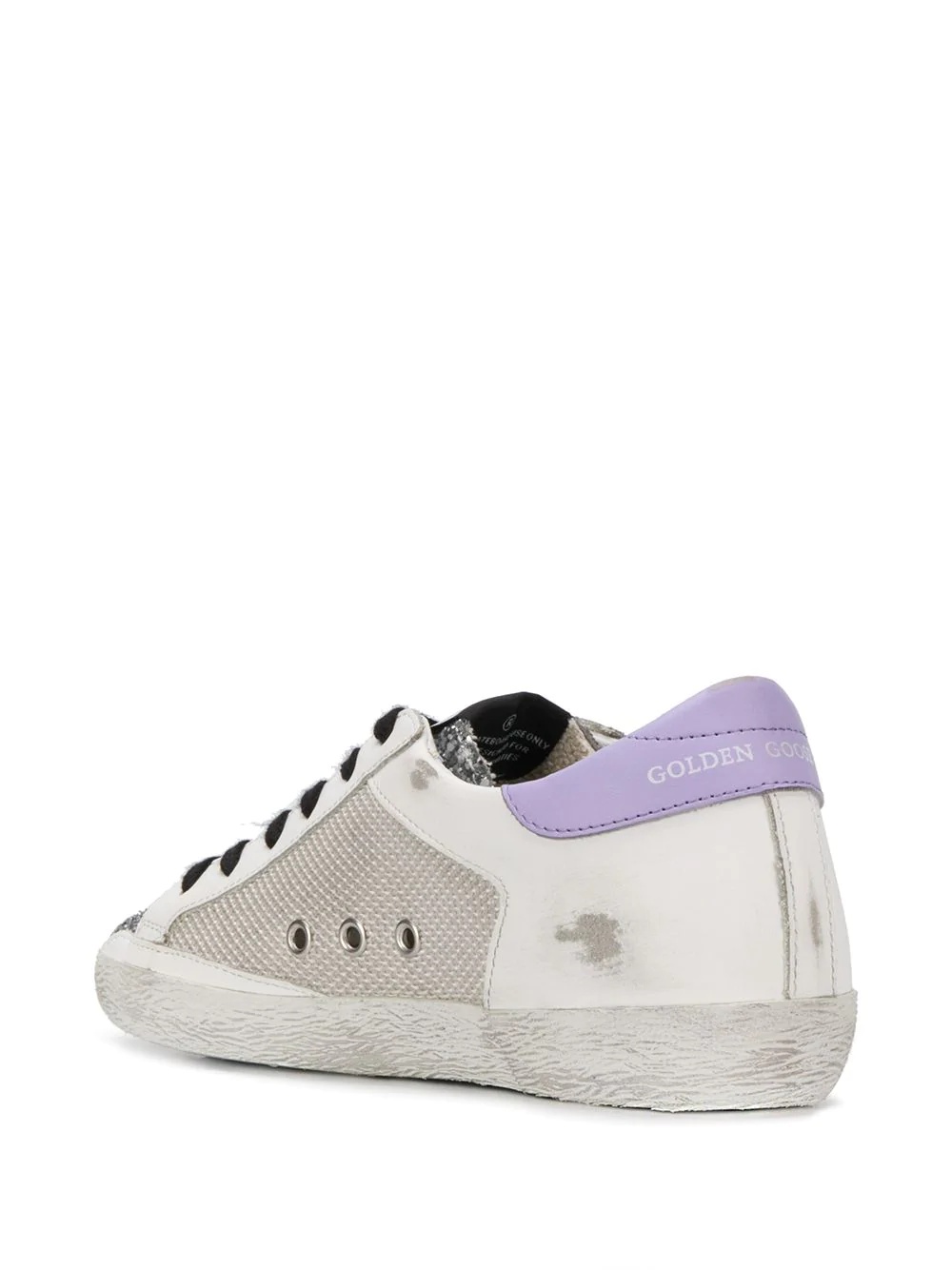 Superstar low-top glitter trainers - 3