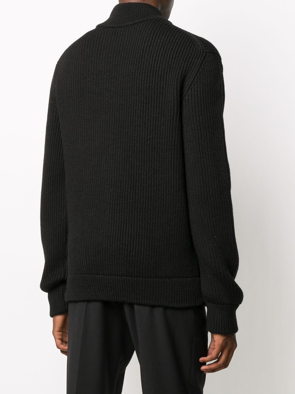 chunky-knit crew neck jumper  - 4