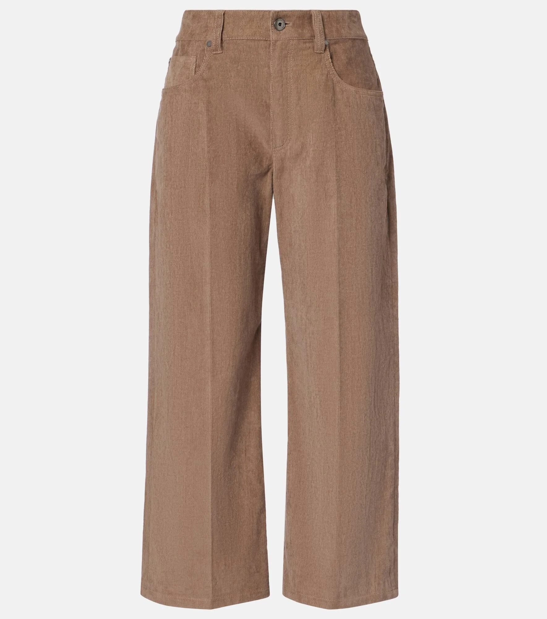 Monili cotton corduroy straight pants - 1