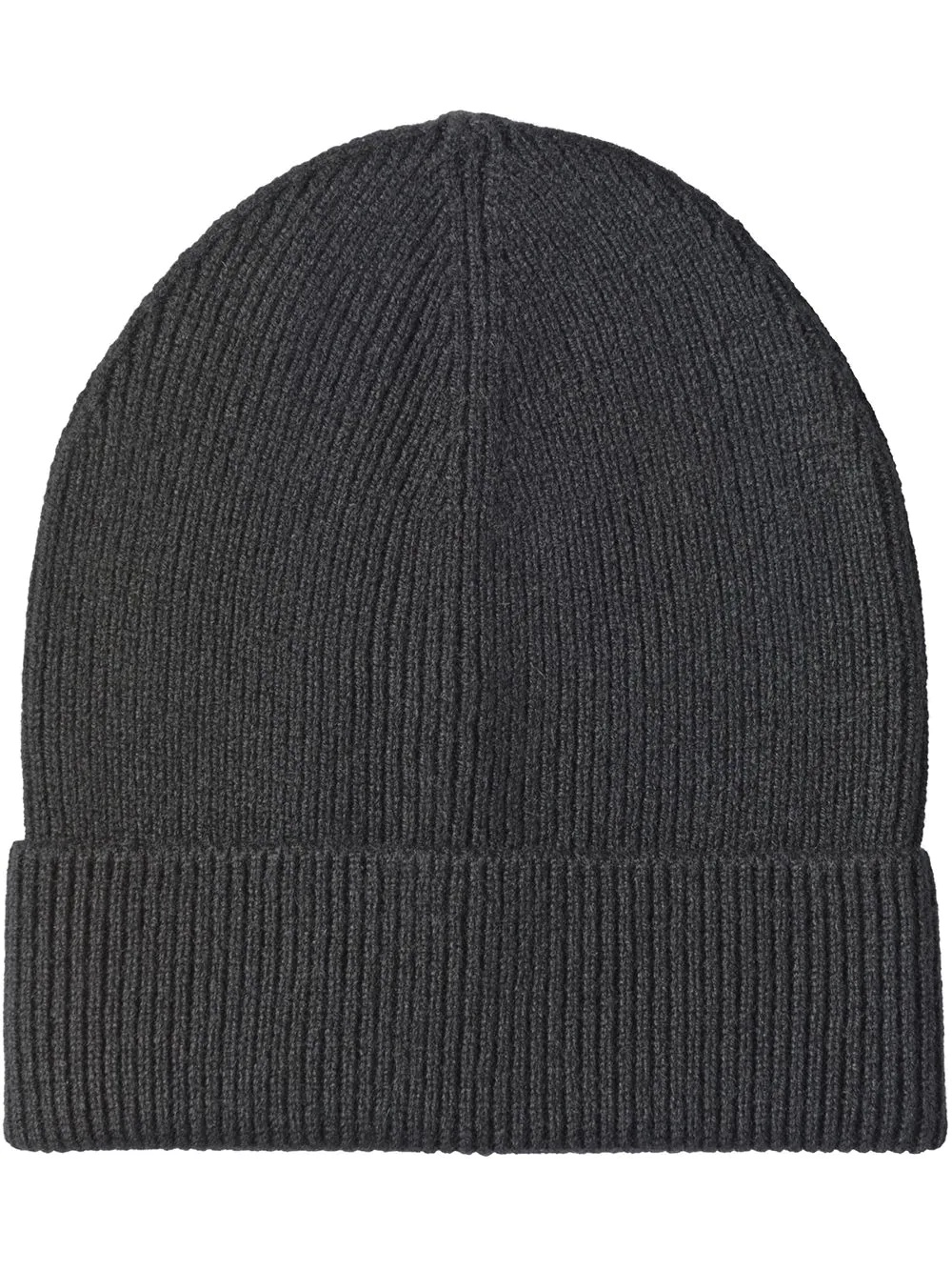 cashmere ribbed beanie - 1