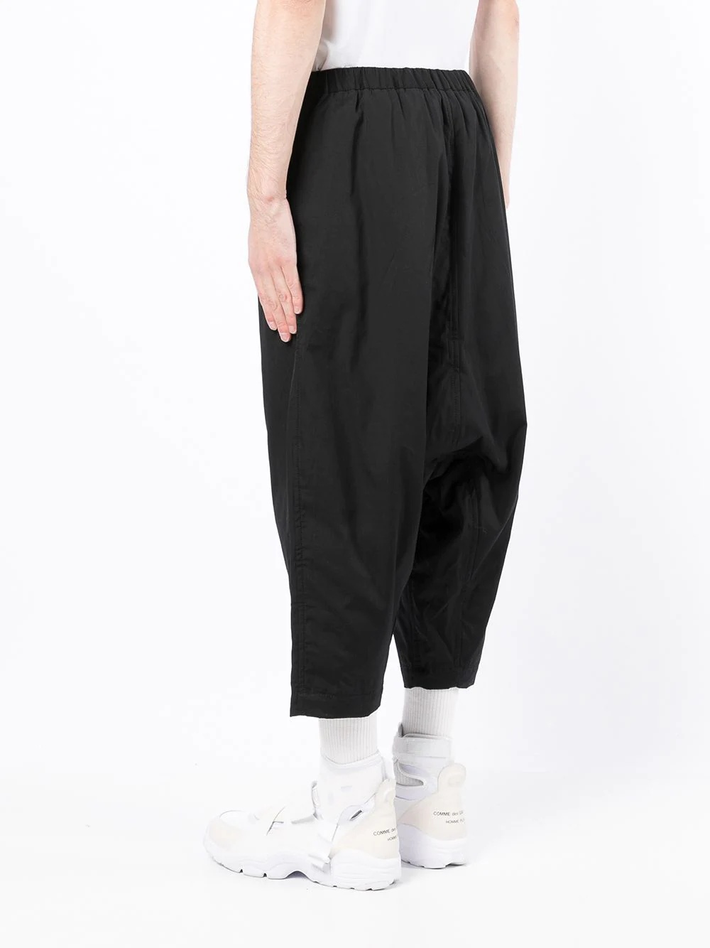 cropped track trousers - 4