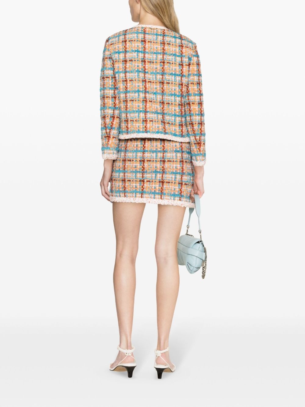 Upper East Side bouclÃ© miniskirt - 4