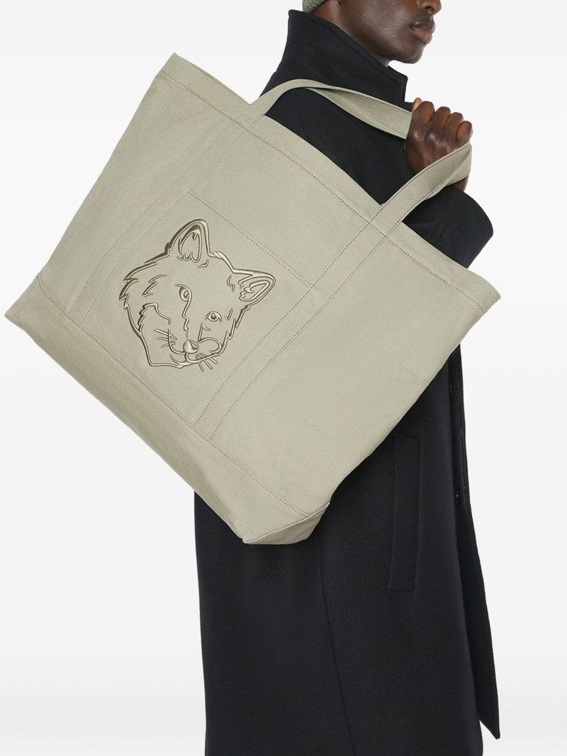 Maison Kitsuné Fox Head XL tote bag outlook