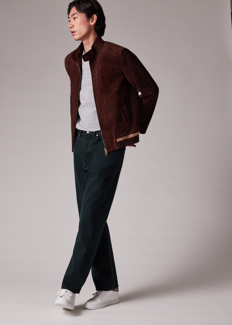 Dark Green Overdyed Jeans 4