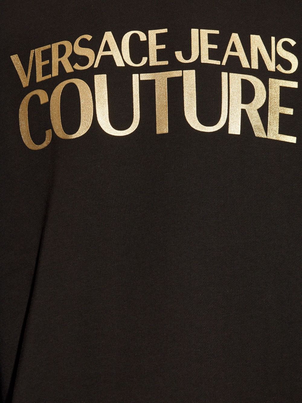metallic logo-print sweatshirt - 5