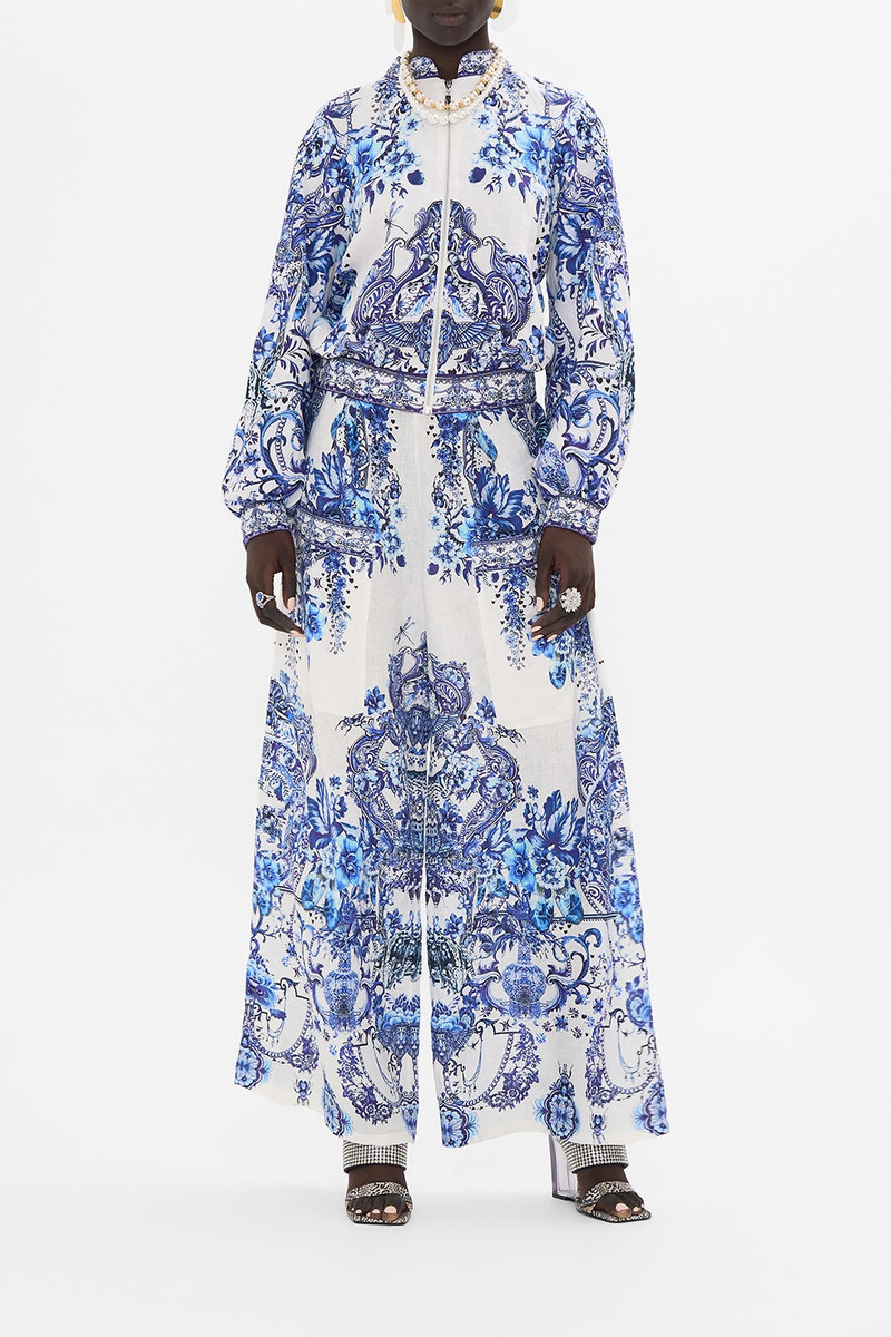 CAMILLA BOMBER JACKET WITH SHIRRED CUFF outlook