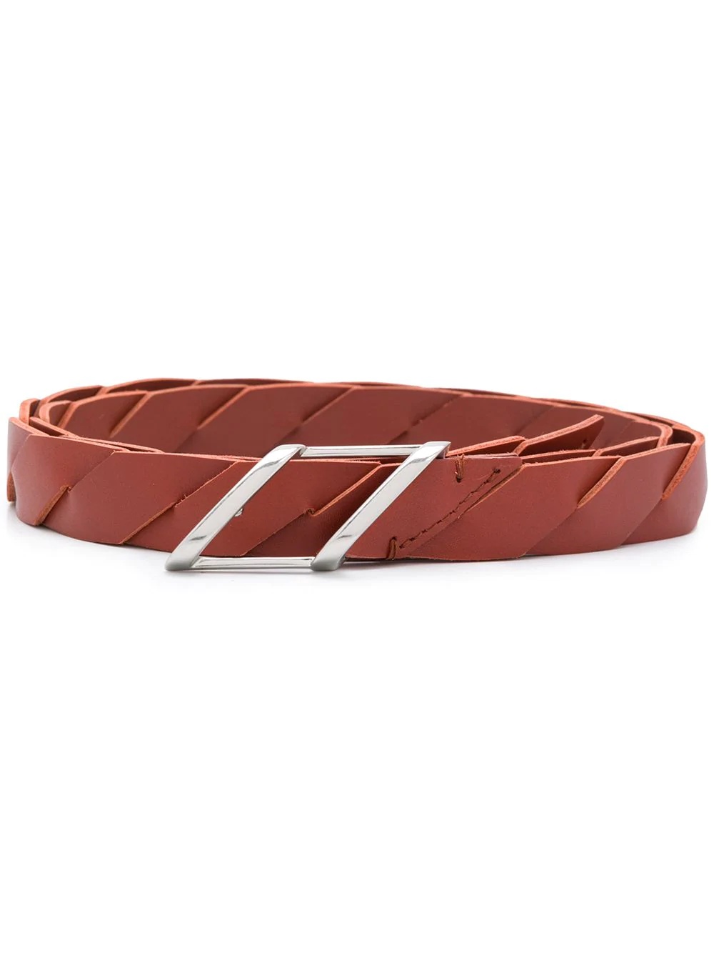 slanted panel waist belt - 1