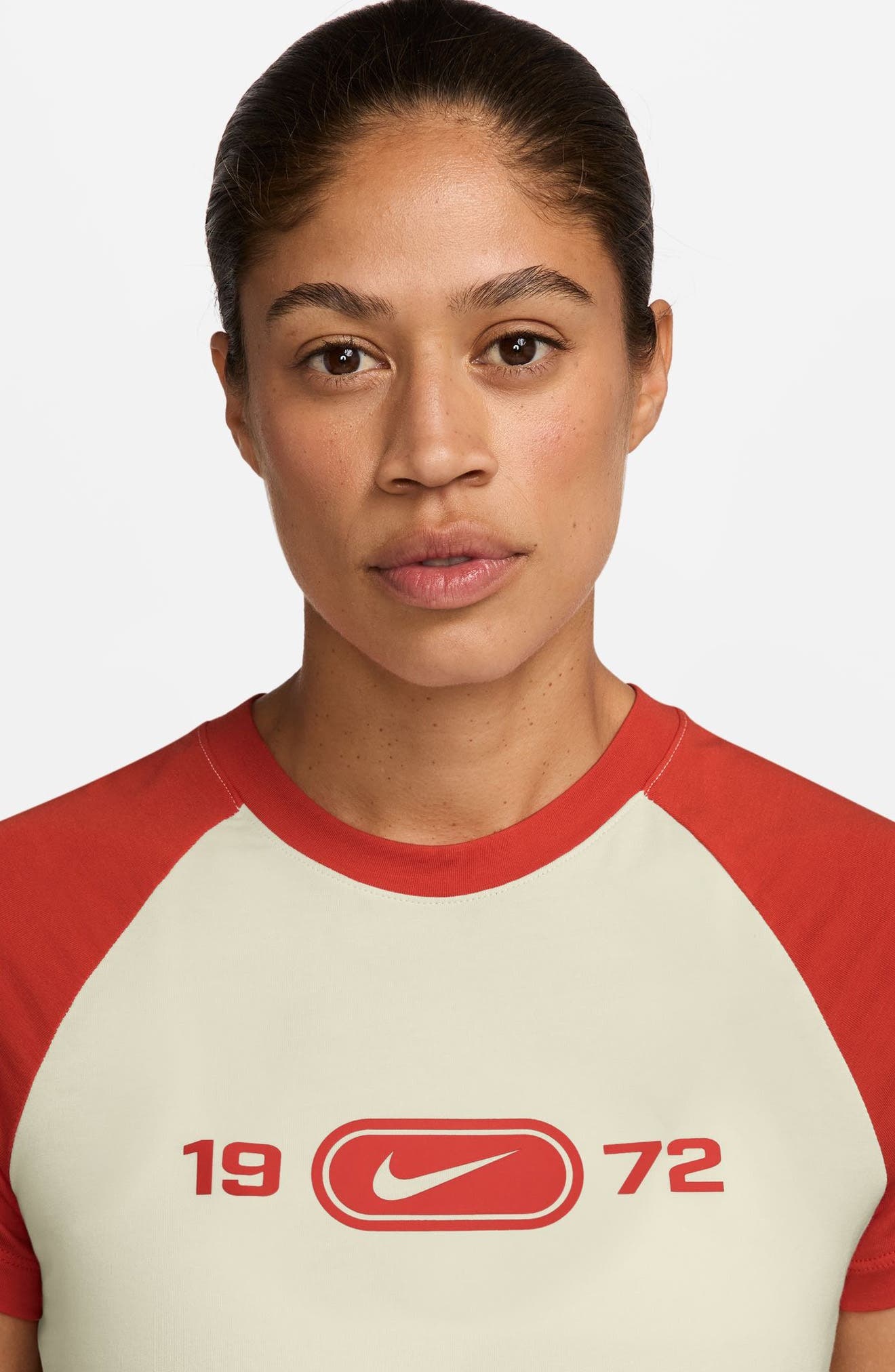 Nike Chill Graphic T-Shirt in Sail/Picante Red at Nordstrom - 3
