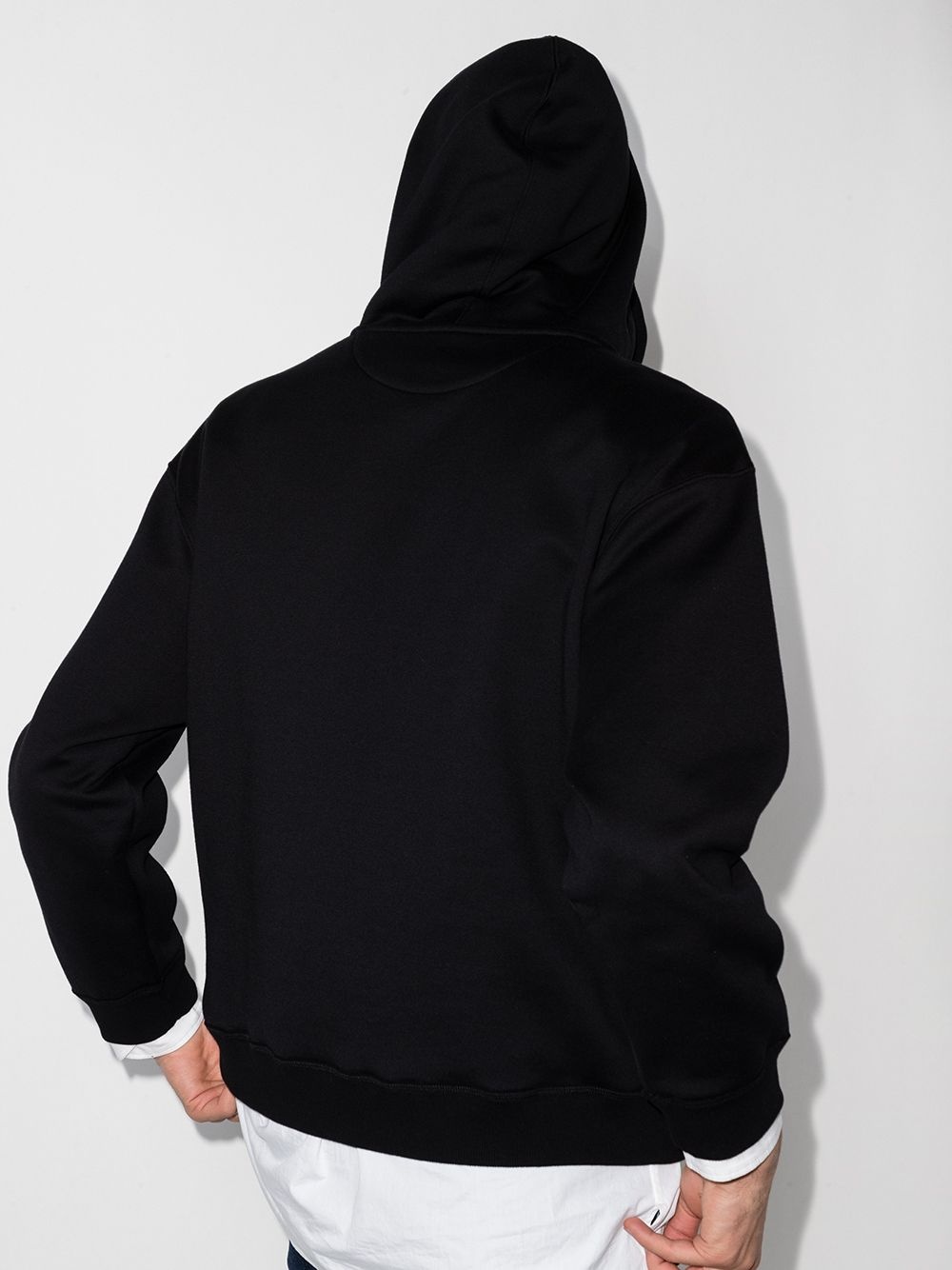 logo print hoodie - 3