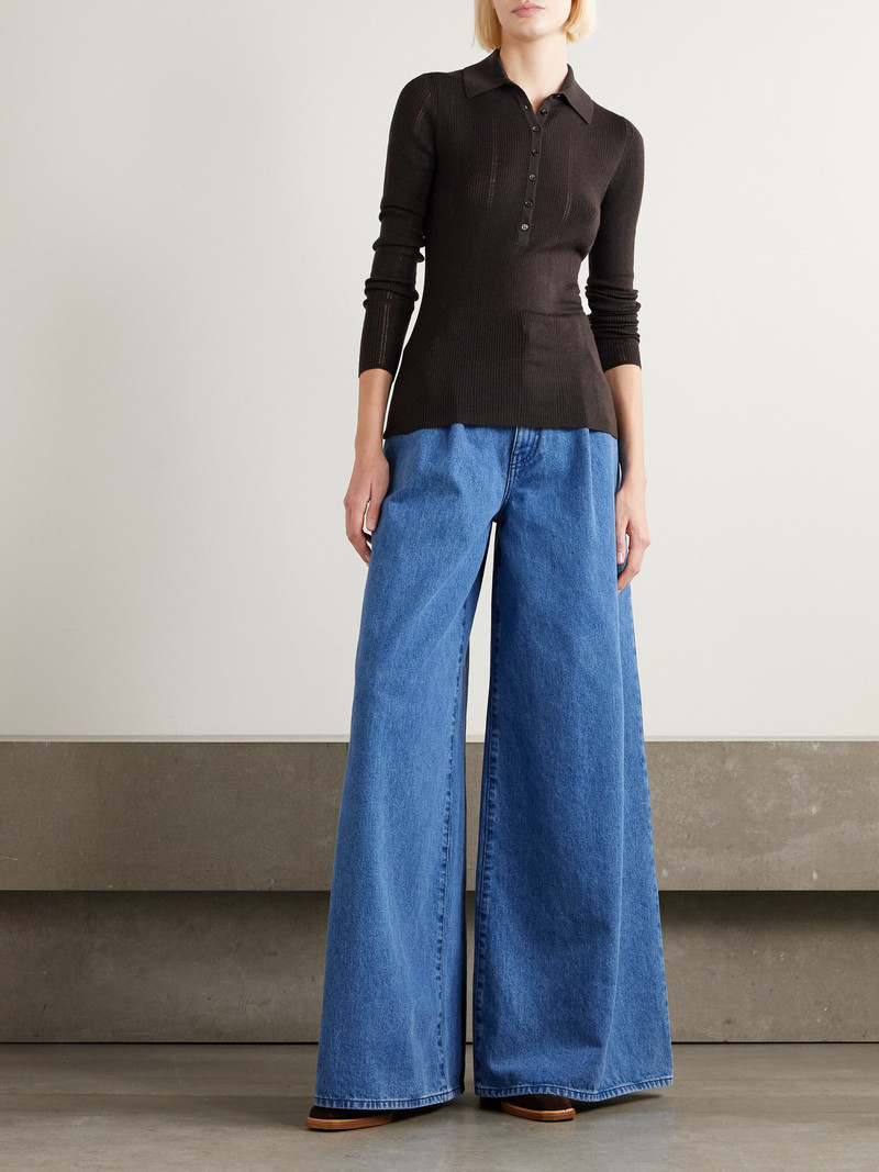 GABRIELA HEARST Sophia Wool Polo Shirt outlook