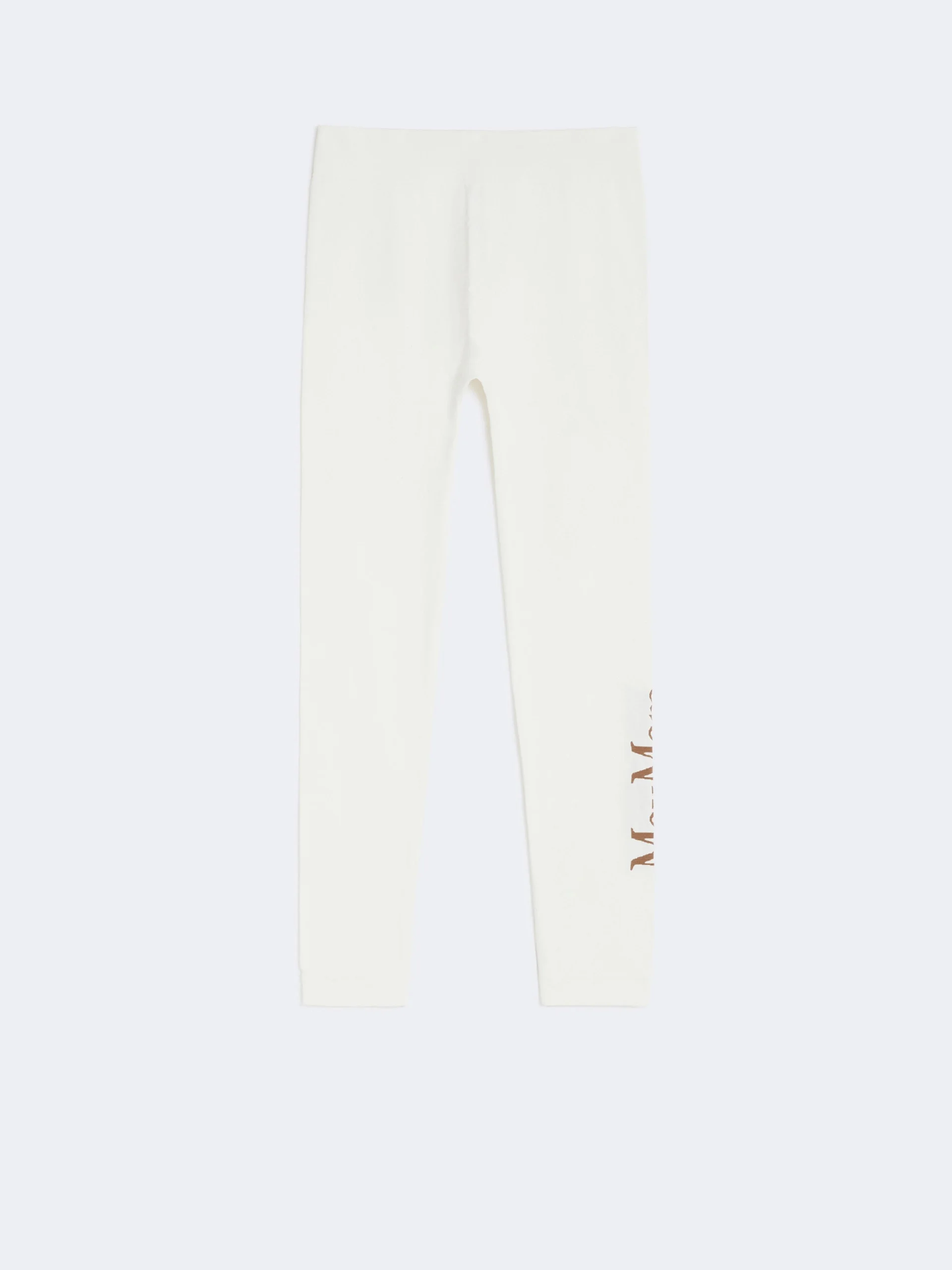 Stretch technical fabric leggings - WHITE - 1