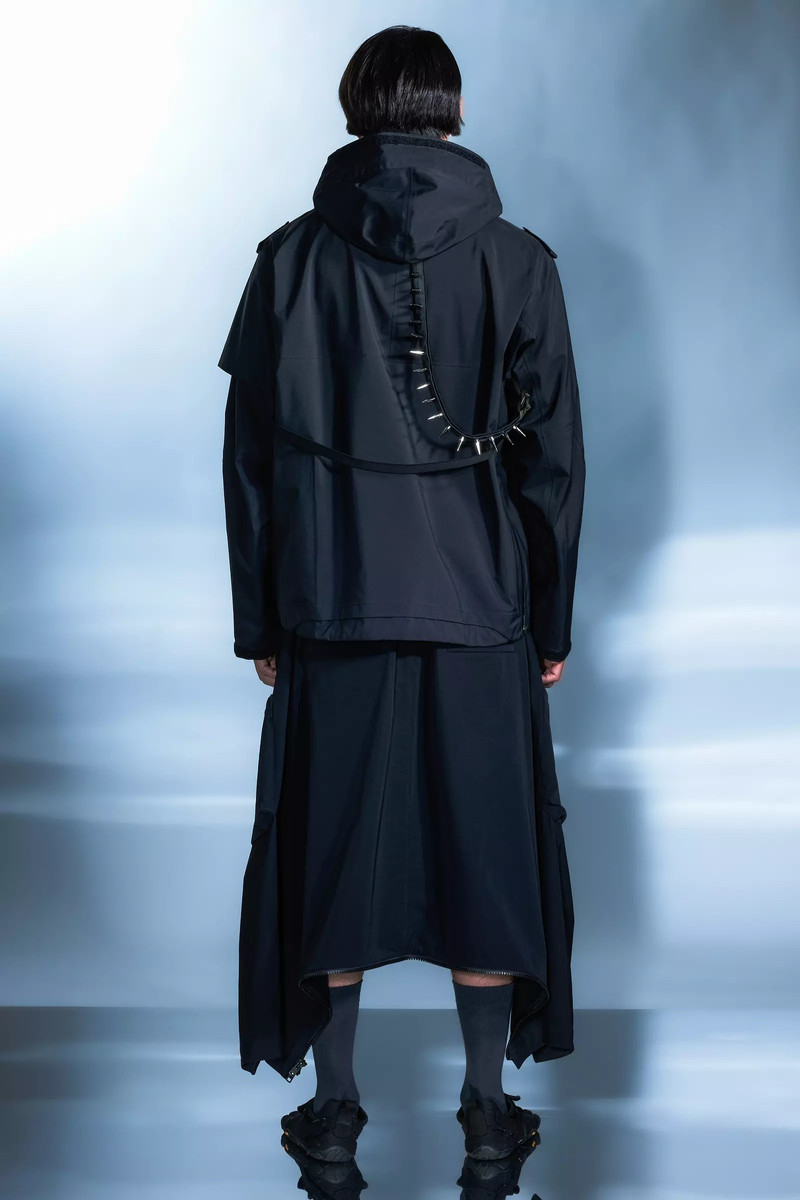 SK30-DS Convert Cargo Skirt BLACK 25