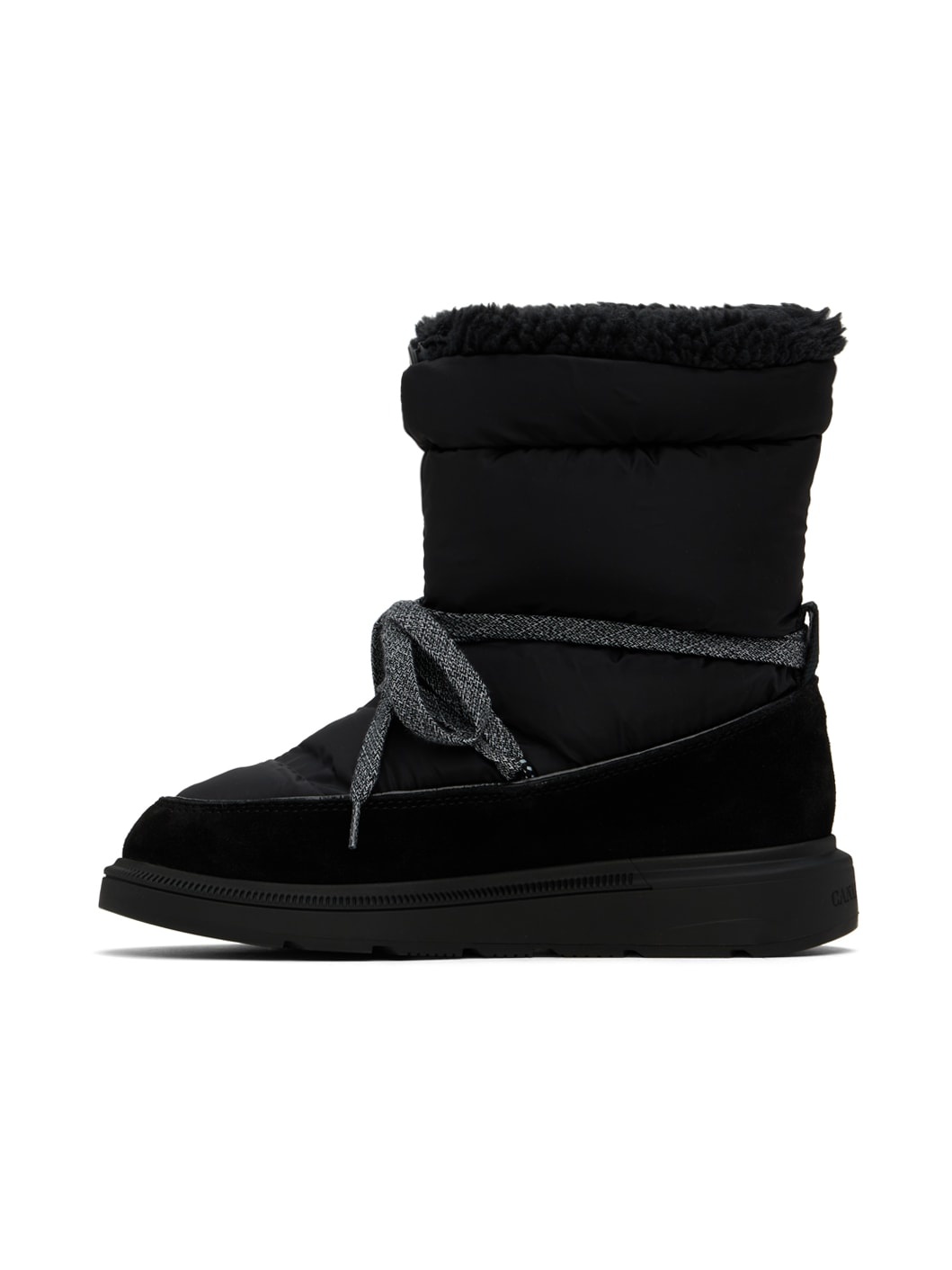 Black Demma Puffer Boots - 3