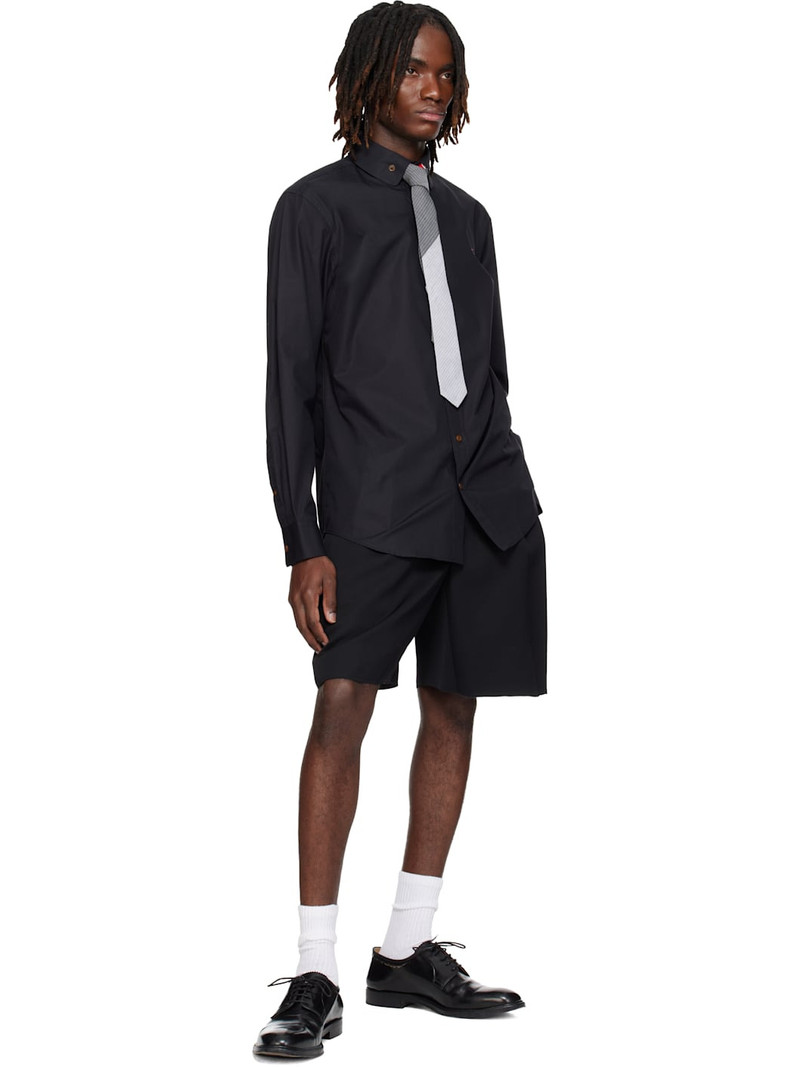 Vivienne Westwood Black Two Button Krall Shirt outlook