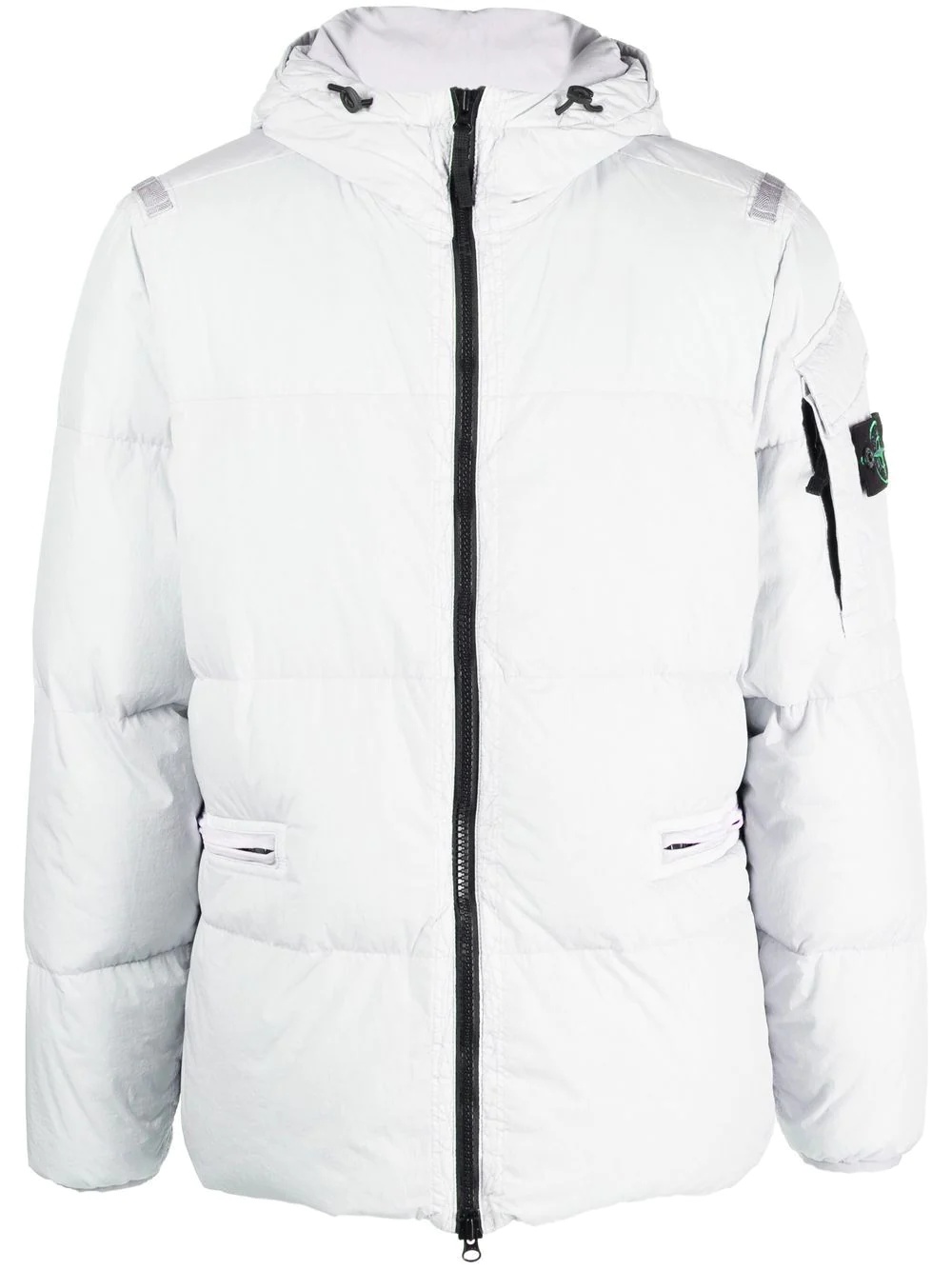 Compass-patch puffer jacket - 1