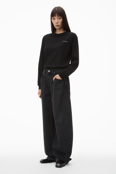 Alexander Wang LONG-SLEEVE TEE IN HIGH TWIST JERSEY outlook