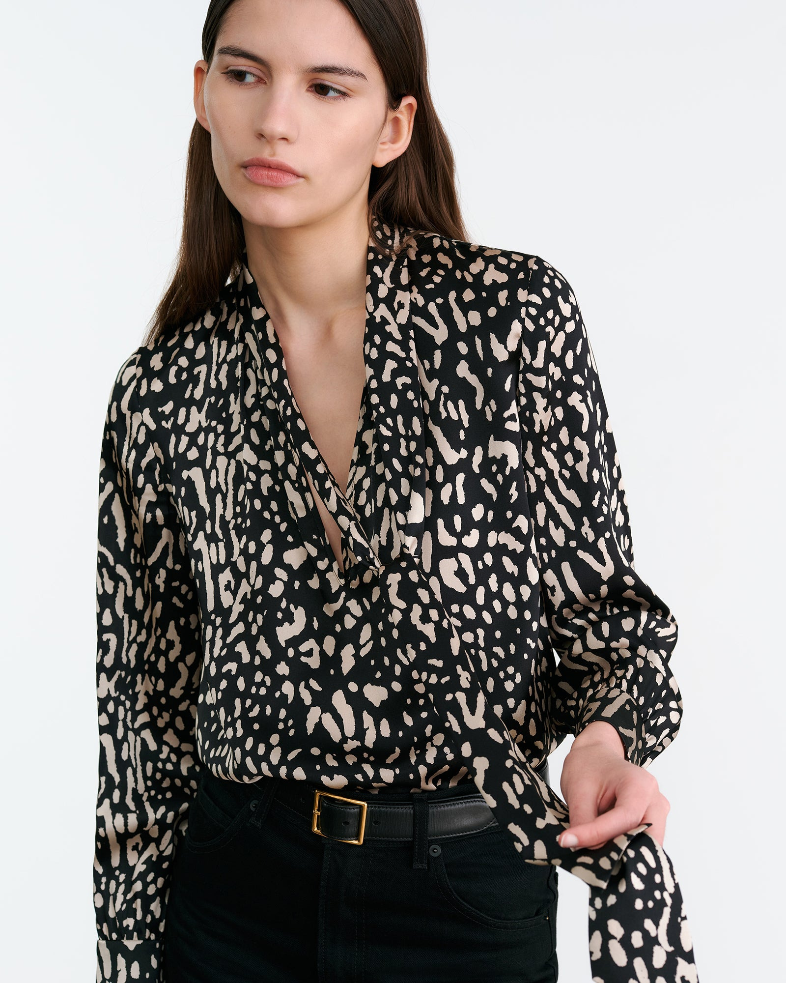 JANESE SILK BLOUSE - 3