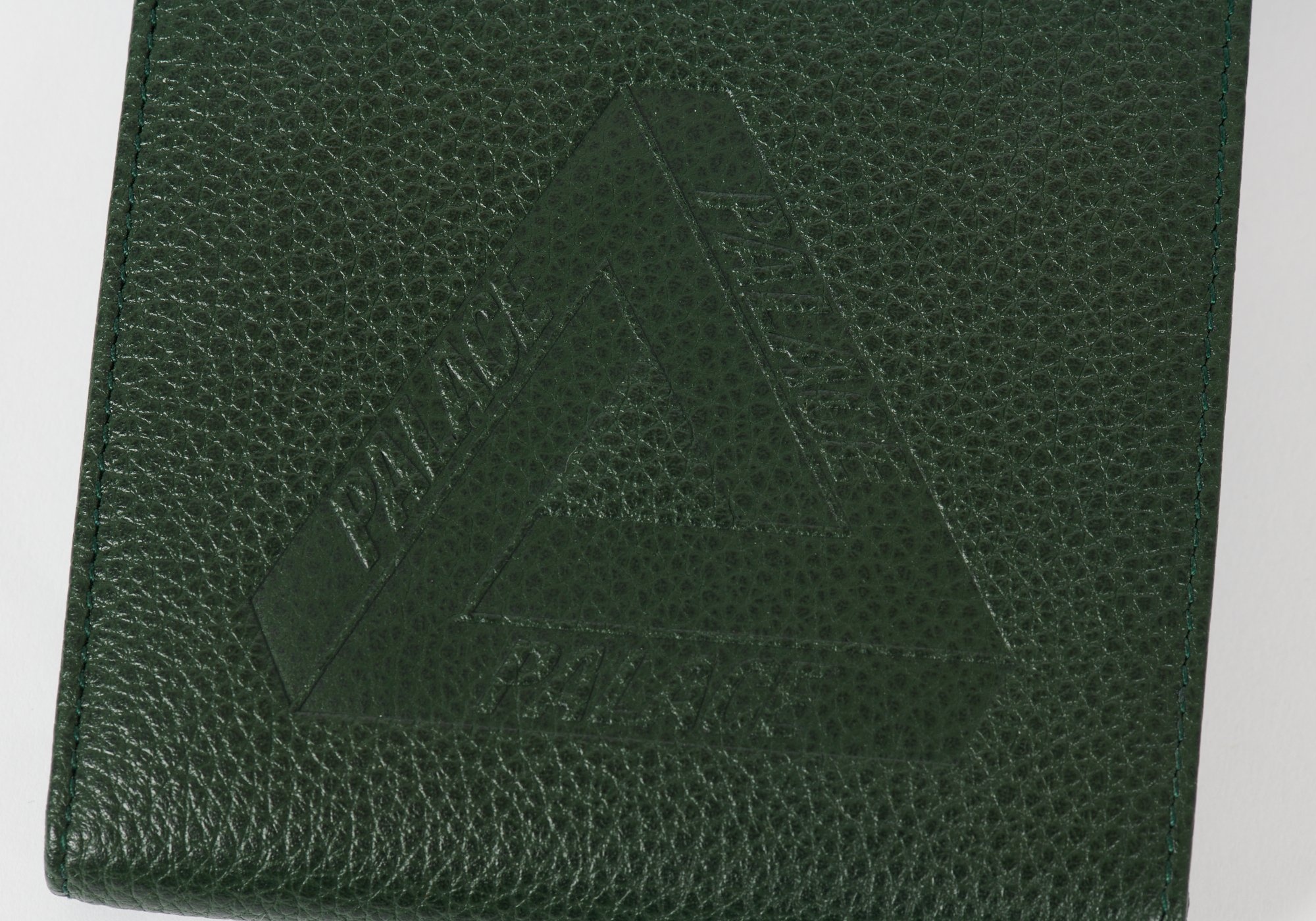 PALACE PALACE LEATHER HANGING WALLET GREEN | REVERSIBLE