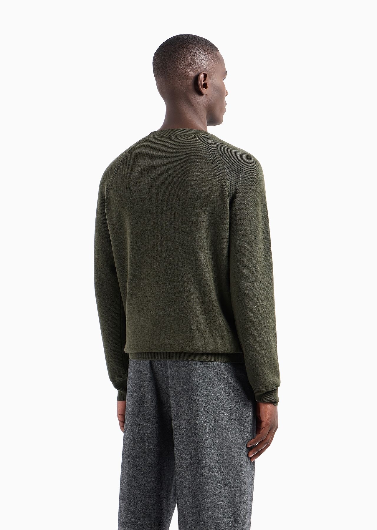 Virgin-wool, crew-neck jumper - 3