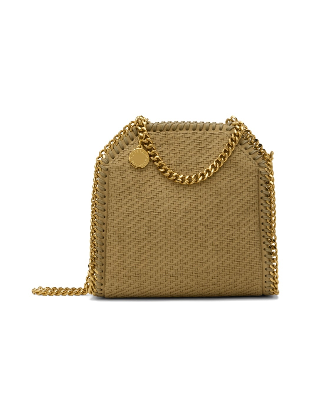 Beige Tiny Woven Bag - 1