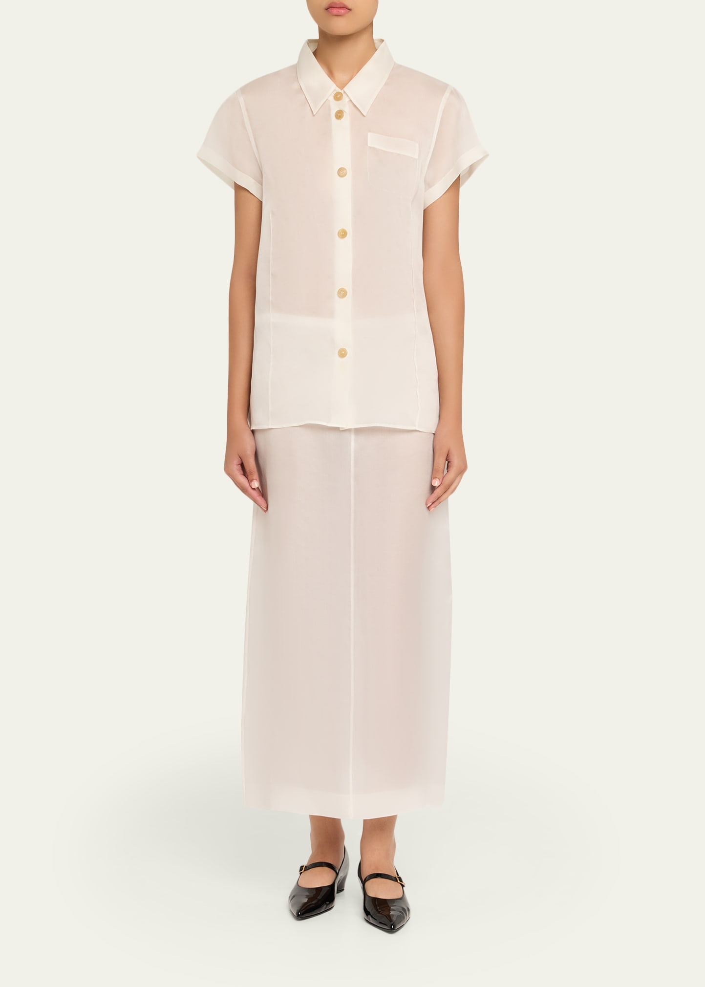 Lalisa Silk Midi Skirt - 2