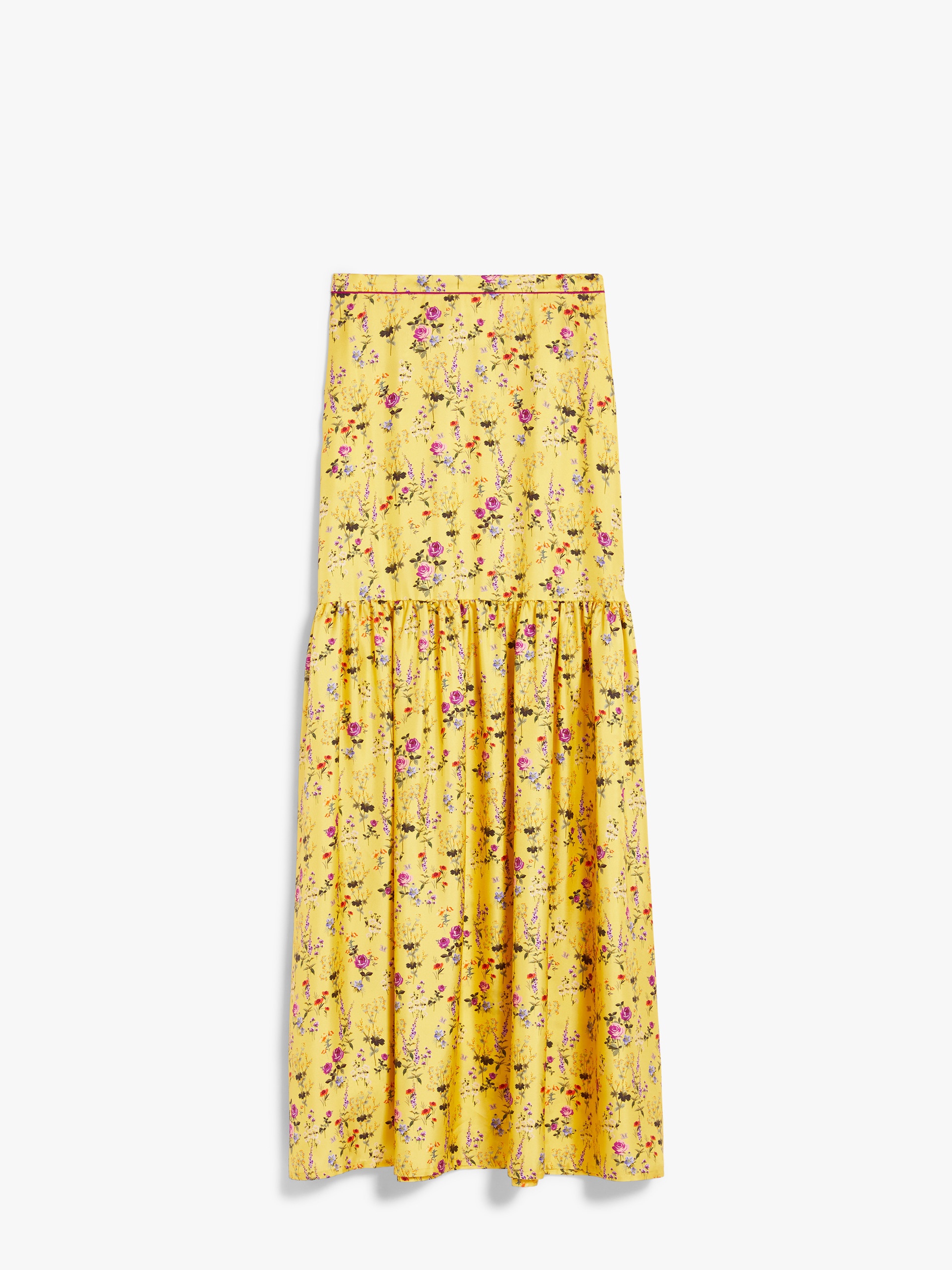 ELISIR Long printed silk skirt - 1