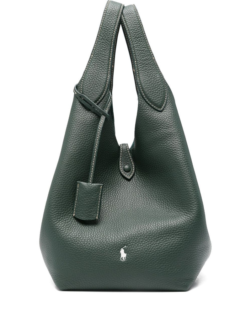 medium Shopper leather tote bag 1
