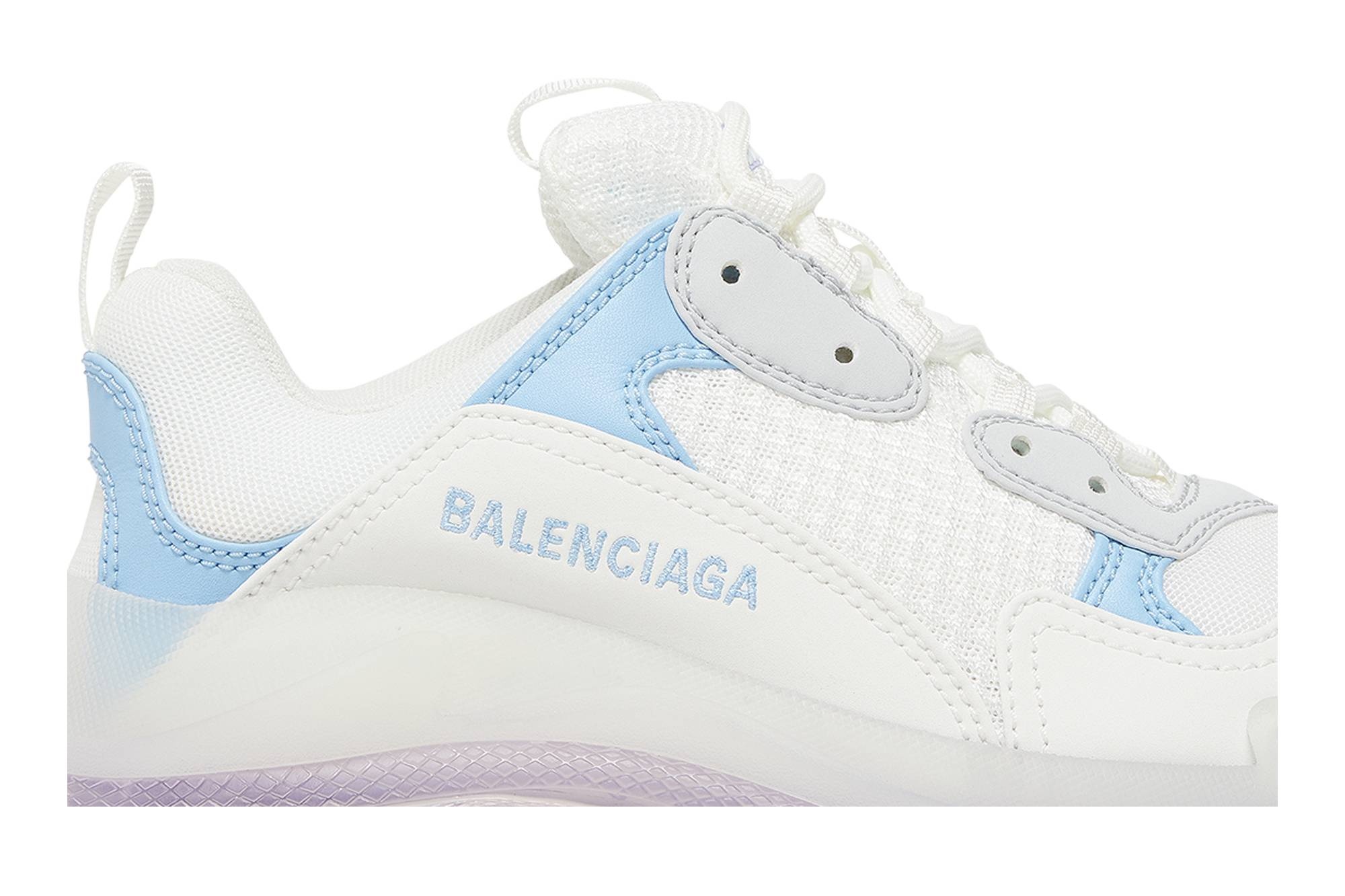 Balenciaga Wmns Triple S 'Clear Sole - Light Blue Purple' - 2