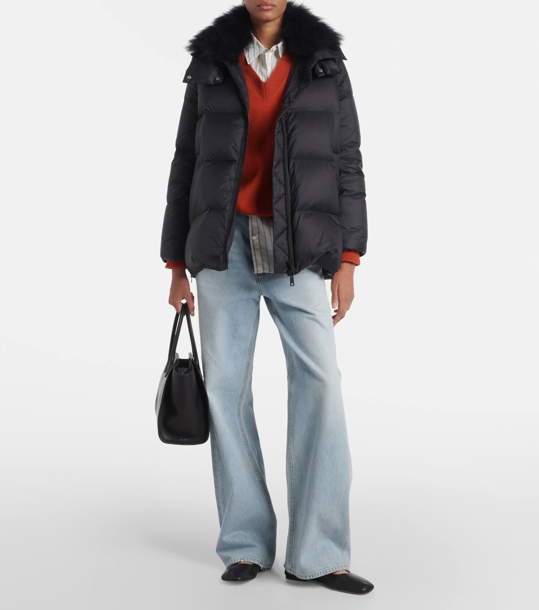 Quilted down jacket - 2
