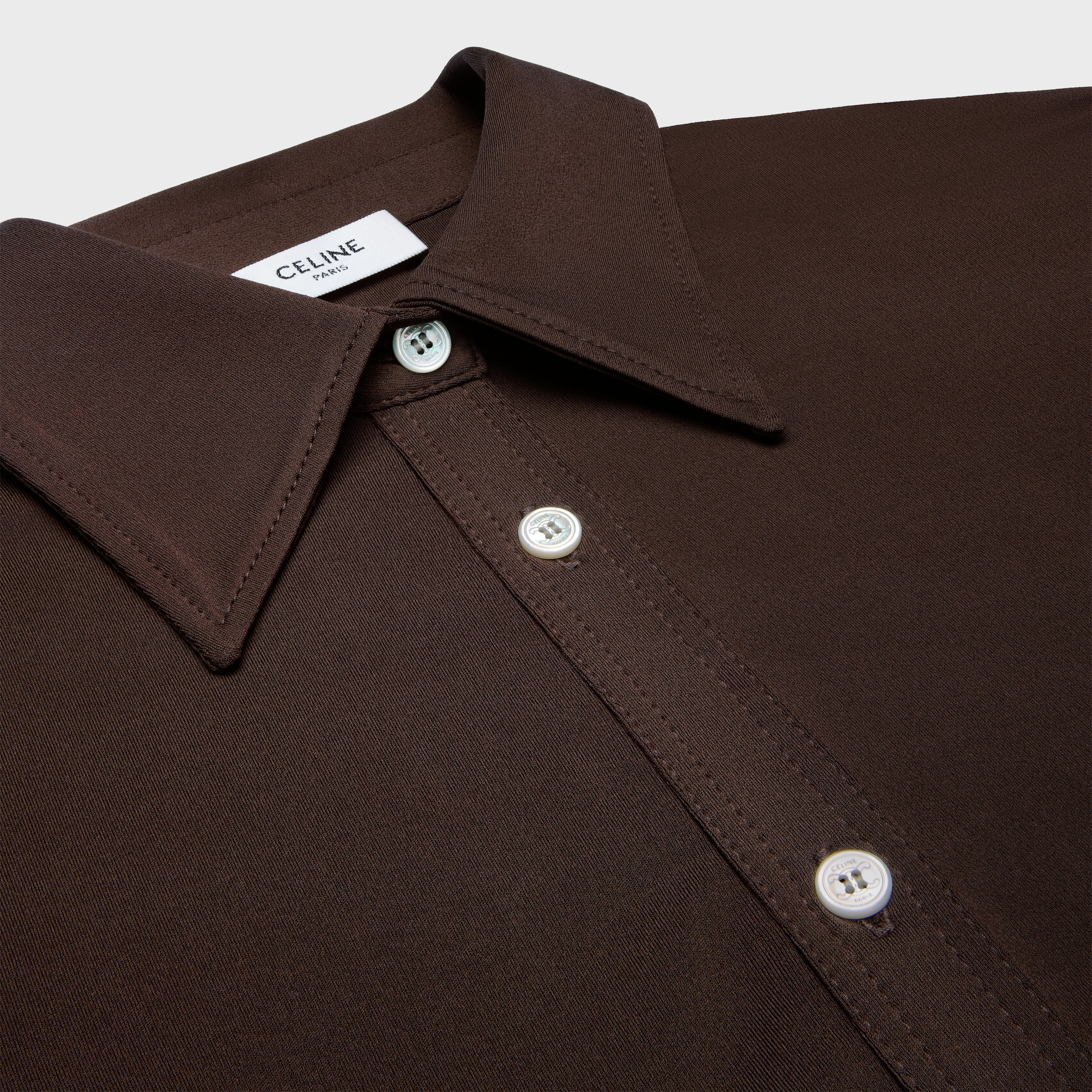 fitted shirt IN viscose jersey - 3