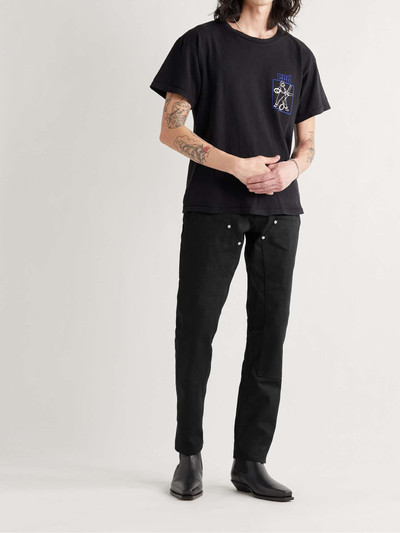 Enfants Riches Déprimés Slim-Fit Tapered Panelled Denim Jeans outlook