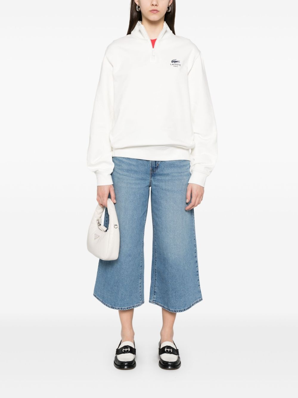 logo-print high-neck sweatshirt - 3