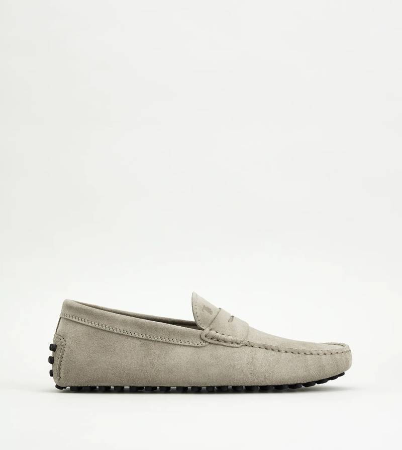 GOMMINO DRIVING SHOES IN SUEDE - BEIGE - 1